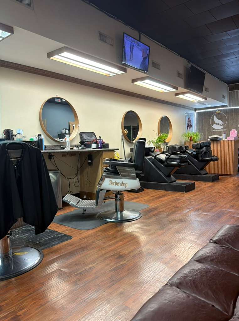 Lobo Barbershop interior